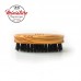 Travel Sized Moustache & Beard Brush (Olive Wood)